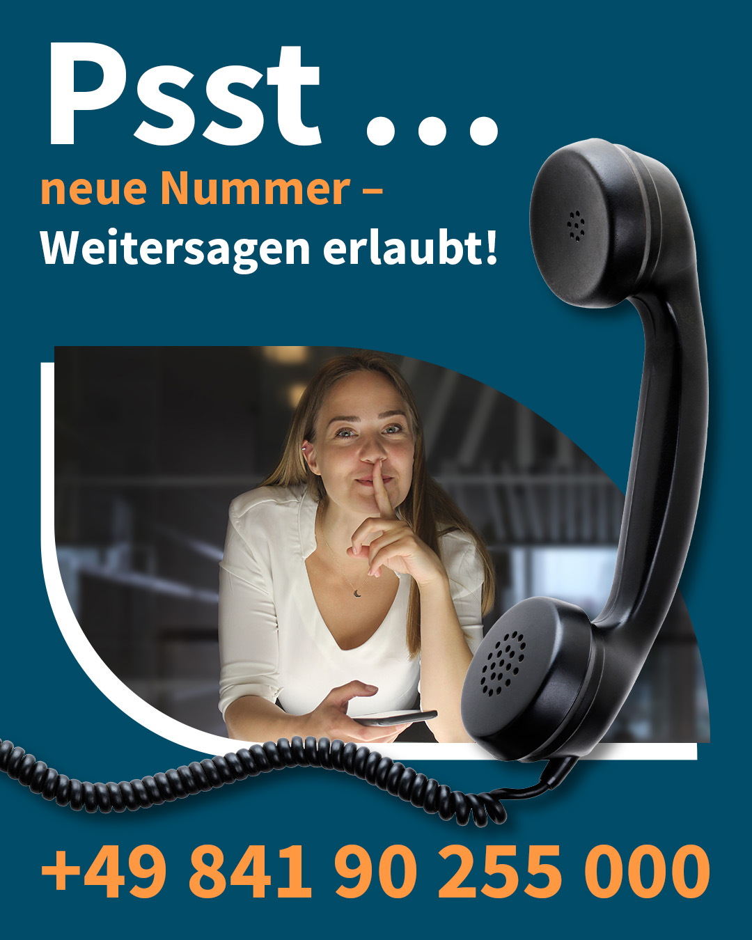 Eine Frau macht eine 
